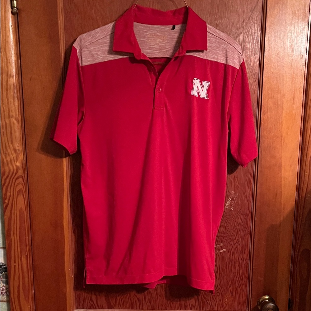 Columbia Red Polo Shirt with Logo